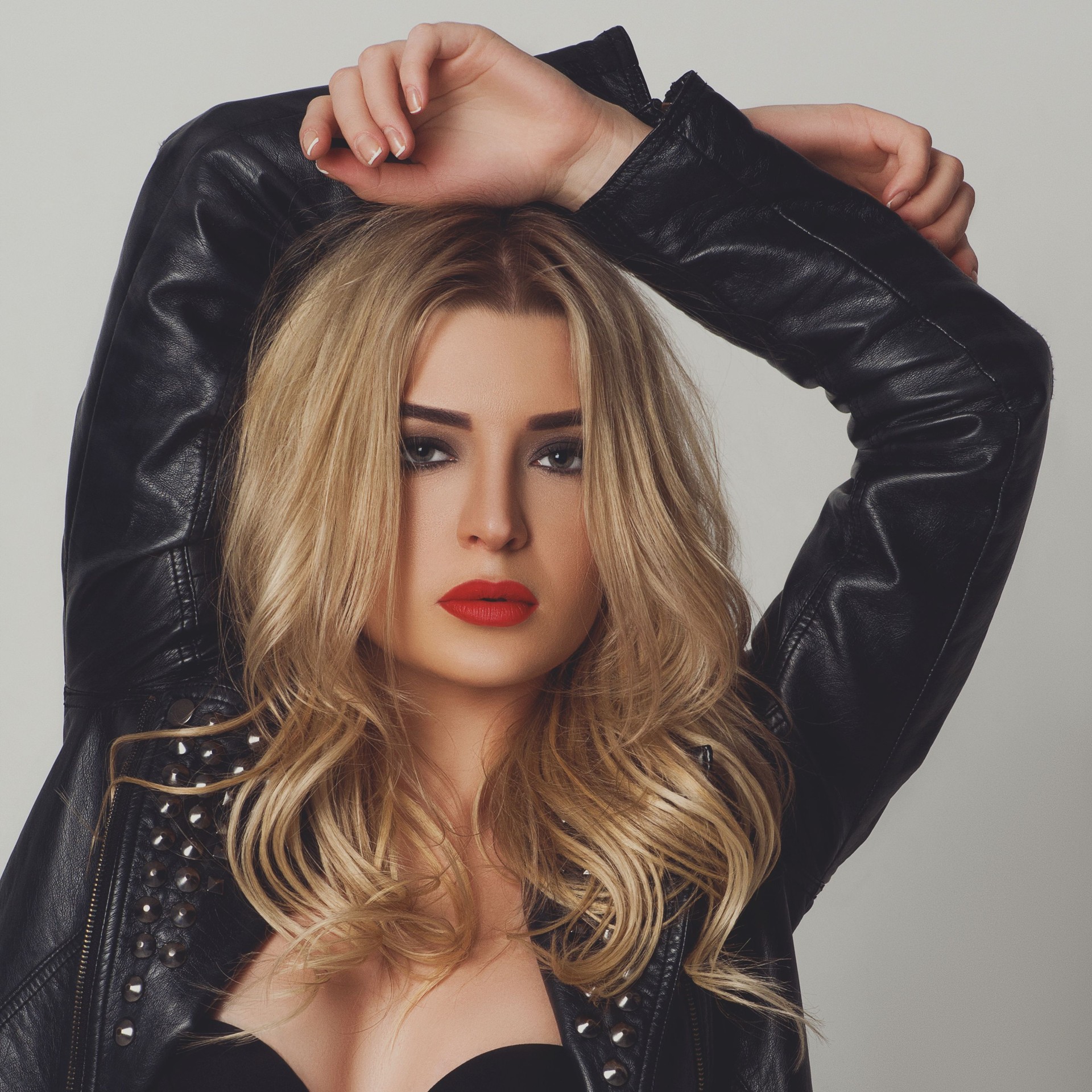 Beautiful woman with professional make up